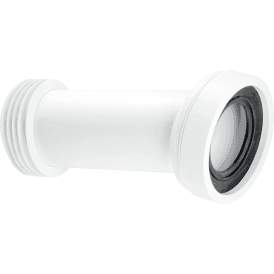 McAlpine WC-CON7 14 Degree Angle Adjustable Length Rigid WC Connector 4"/110mm