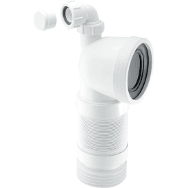 McAlpine WC-CON8FV 90 Degree Flexible WC Connector With Universal Vent Boss