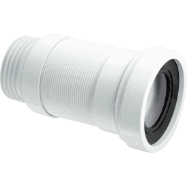 McAlpine WC-F18S Straight Flexible WC Connector 100 > 160mm