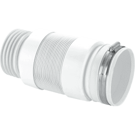 McAlpine WC-F21S Straight Back To Wall Flexible WC Connector 3½/90mm