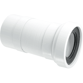 McAlpine WC-F23P Plain End Outlet Straight Flexible WC Connector 130 > 260mm