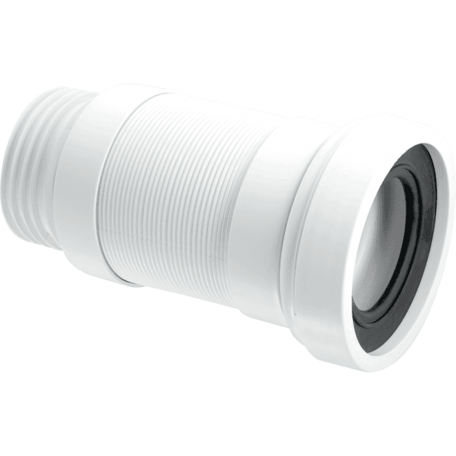 McAlpine  WC-F23S Straight Flexible WC Connector 140  class=