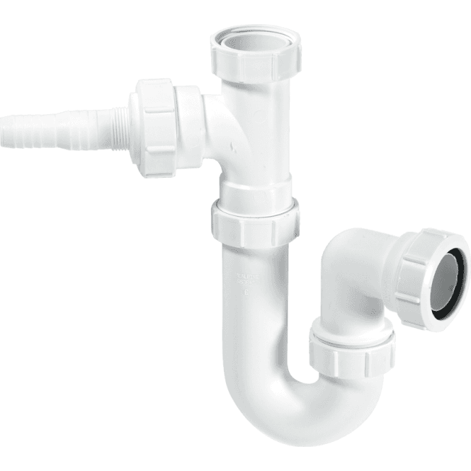 McAlpine  WM1 Sink Trap With Domestic Appliance Inlet 1½