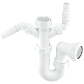 McAlpine WM11 Sink Trap With Twin 135 Degree Domestic Appliance Nozzles 1½