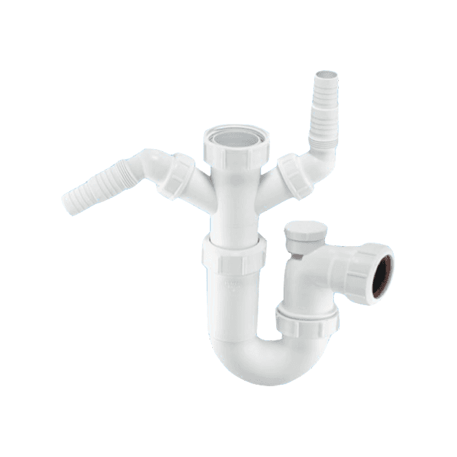 McAlpine  WM11V Antivac Double Spigot Appliance Trap 1½