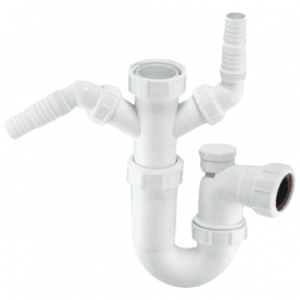 McAlpine WM11V Antivac Double Spigot Appliance Trap 1½