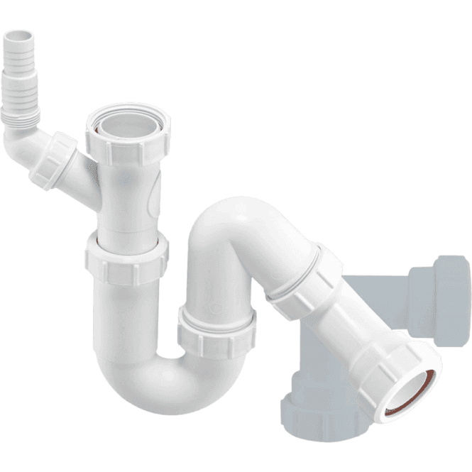 McAlpine  WM12 All One Sink Trap With 135 Degree Swivel Nozzle 1½