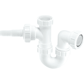 McAlpine WM2 Sink Trap With Horizontal Domestic Appliance Nozzle 1½