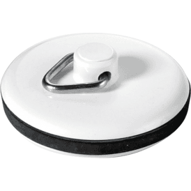 McAlpine WP1T White Plastic Plug 1½ With Triangle