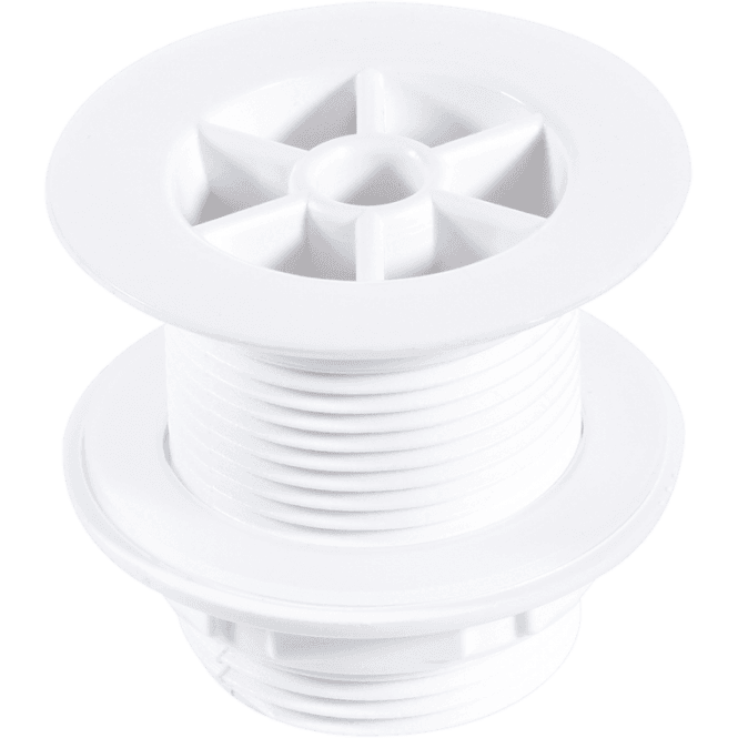 McAlpine  WU1S Flush Flange Urinal Waste Short Chrome Plated White Plastic 1¼