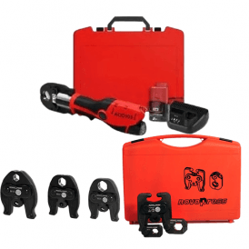 NovoPress ACO103 c/w Genuine M15, M22 & M28 Profile Jaws PLUS NovoPress Genuine Angled Jaws + Adaptor, M15 & M22 Jaws