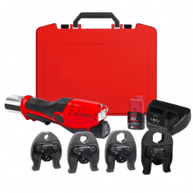 Novopress ACO103 Tool C/W Case (2 x2Ah Bat & Charger & V15, V22, V28, & V35 Jaws)