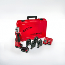Novopress ACO203 Tool C/W Case (2 x 2Ah Bat & Charger & M15, M22, M28, & M35 Jaws)