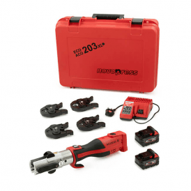 Novopress ACO203XL Tool Novopress ACO203XL Tool C/W Case (2 x 2Ah Bat & Charger & M15, M22, M28, & M35 Jaws)