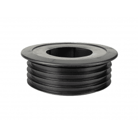 FlueSnug 100mm Black PSFLUEBK