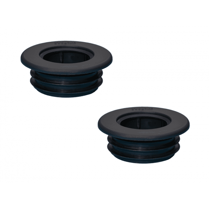 PipeSnug  Solvent Weld Waste 40mm Black 2 Pack PS40BK2PKSF