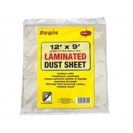 Regin 12' x 9' Laminated Dust Sheet REGM39