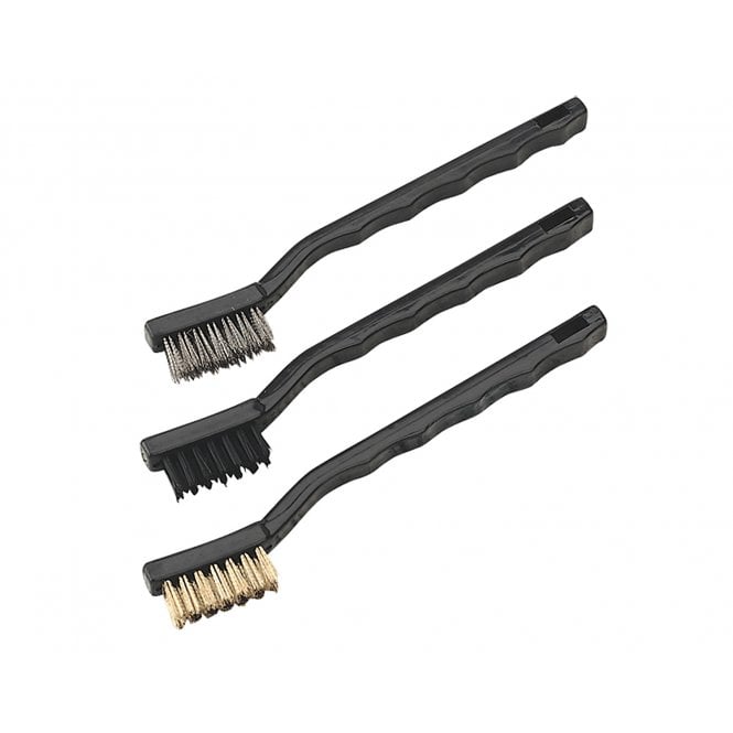 Regin  3 Piece Miniature Brush Set (Steel/Nylon/Brass) REGT71