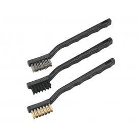Regin 3 Piece Miniature Brush Set (Steel/Nylon/Brass) REGT71