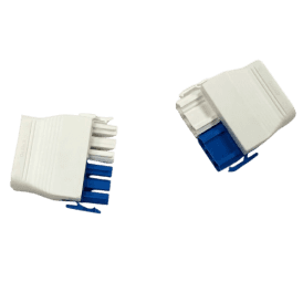 Regin 6 Way Socket C/w Strain Relief White/Blue - REGE106