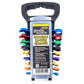 Regin 9pc Colour Coded Stubby Combination Spanner Set 6 -14mm REGB57