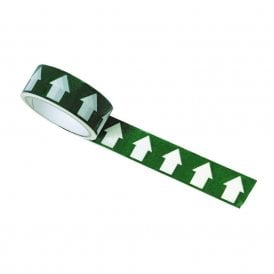 Regin Arrow Direction Tape White/Green REGA50
