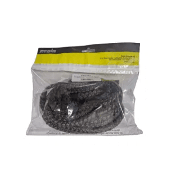 Regin  Braided Glass Yarn 12mm x 5mtr Black REGY24