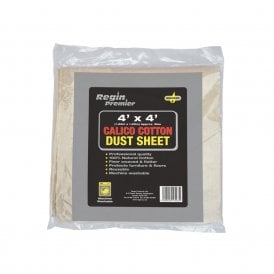Regin Calico Cotton Dust Sheet 4' x 4' REGM35