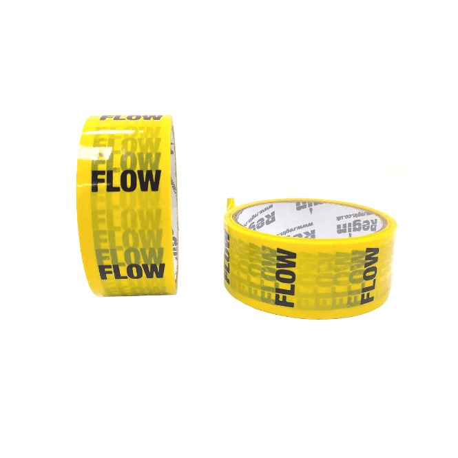 Regin  FLOW Black/Yellow Tape - 33m REGA22