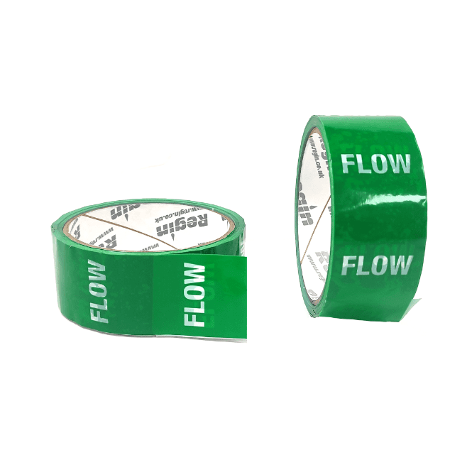 Regin  FLOW White/Green Tape - 33m REGA32