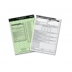 Regin Gas Safety Inspection Pad (50 in duplicate) REGP50