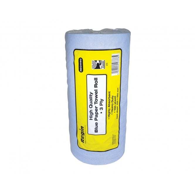 Regin  High Quality Blue Paper Towel Roll - 3 ply - 100 Sheets REGW80