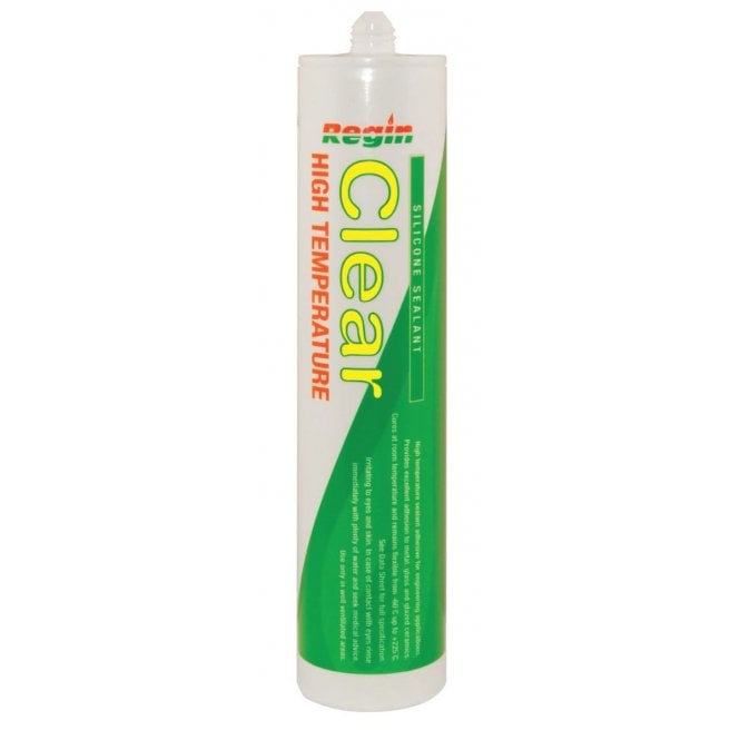 Regin  High Temp. Silicone Sealant Clear - 310ml REGZ36