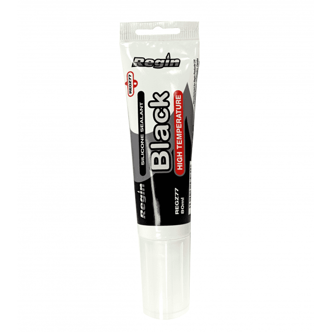 Regin  High Temperature Silicone Sealant Black - 80ml REGZ77