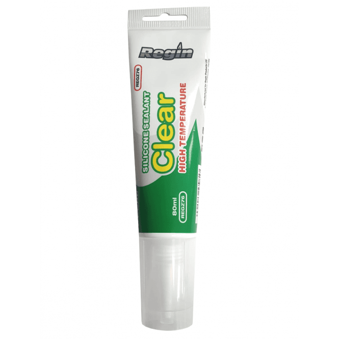 Regin  High Temperature Silicone Sealant Clear 80ml REGZ76