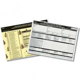 Regin Non-Dom Oil-Fired Appliance Service & Insp. Pad REGPO21