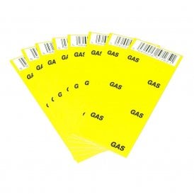 Regin Pipe Label GAS - REGQ630