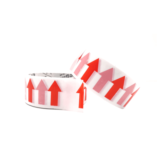 Regin  Red/White Arrow Direction Tape - 33m REGA47