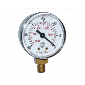 Regin Vacuum Gauge 1/8" Thread (0 to -1000 mbar) REGO69