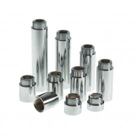 50mm x ½ M+F Radiator Valve Extension CP