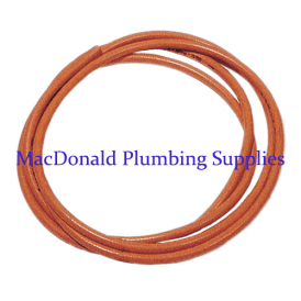 Todays Tools 2mtr Rubber U-Gauge Manometer Hose Orange FT2M