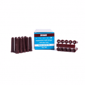 Todays Tools Brown Wall Plugs 7mm (Box Of 100)   BPL