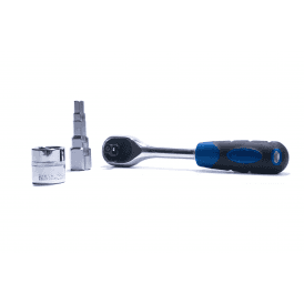 Todays Tools Multi Size Rad Valve Tail Key & Ratchet Inc 22mm Socket MGPS