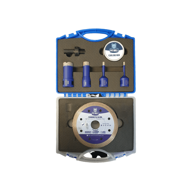 Todays Tools  Pit Bull Diamond Blade & Tile Drill Set PBM14SE