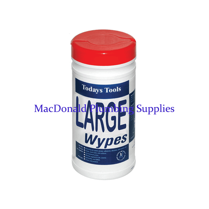 Todays Tools  Pit Bull Large Wypes Tub Of 100 BW