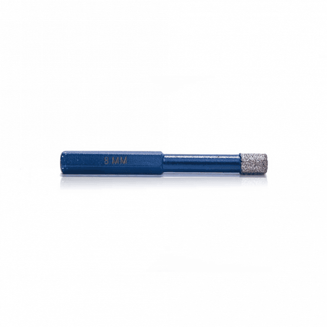 Todays Tools  Pit Bull Self Cooling Dry Diamond Tile Bit 8mm   DDDB8