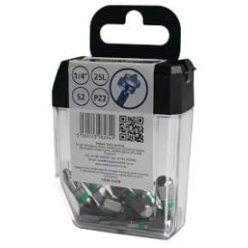 Todays Tools PZ2 x 25mm Impact S/D Bits Candy Box 10 Pk SLSCB