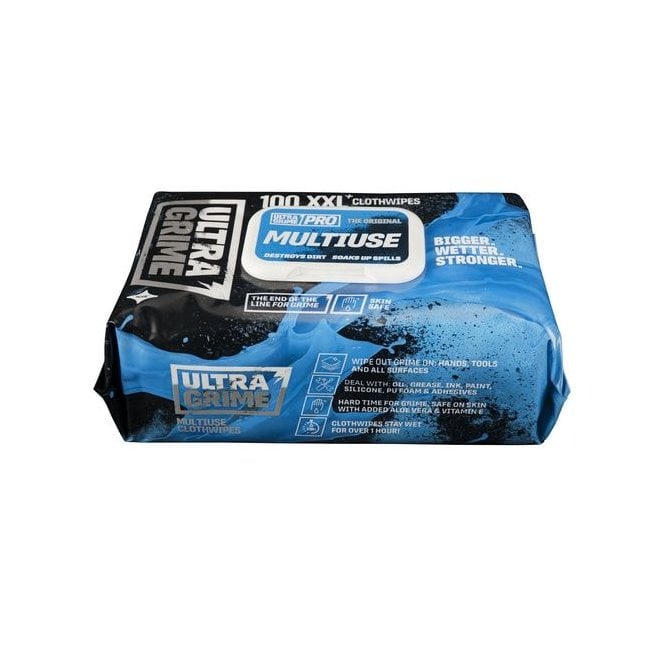 Ultragrime  Pro Multiuse Super Performance Wipes 100 pack